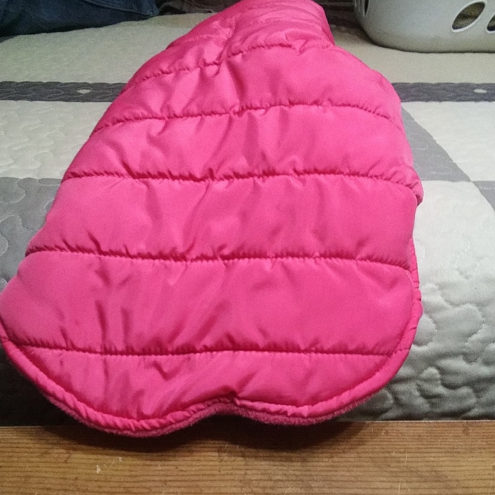 Pink Quilted Sweater Vest